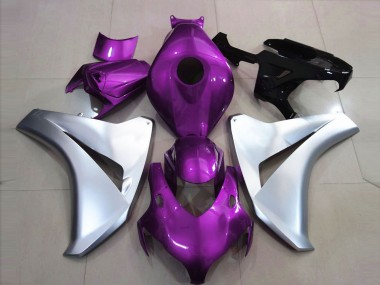 Gloss Pink and Silver 08-11 CBR1000RR Motorcycle Fairing