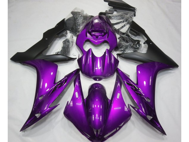Gloss Purple & Black 04-06 R1 Motorcycle Fairing