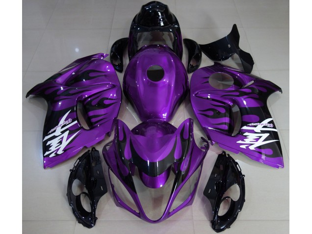 Gloss Purple & Black 08-20 GSXR 1300 Hayabusa Motorcycle Fairing Gloss Purple & Black 08-20 GSXR 1300 Hayabusa Motorcycle Fairing