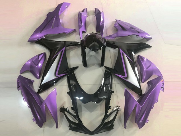 Gloss Purple Edges 11-24 GSXR 600-750 Motorcycle Fairing Gloss Purple Edges 11-24 GSXR 600-750 Motorcycle Fairing