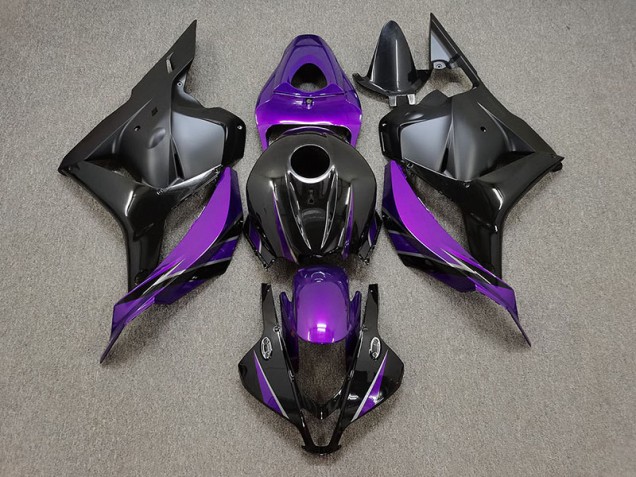 Gloss Purple and Black 09-12 CBR600RR Motorcycle Fairing Gloss Purple and Black 09-12 CBR600RR Motorcycle Fairing