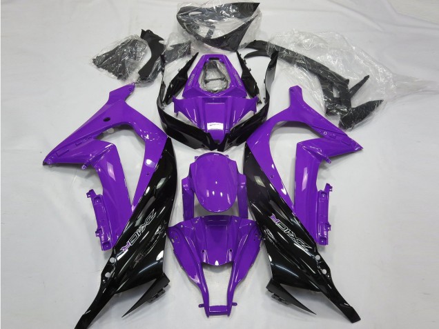 Gloss Purple and Black 11-15 ZX10R Motorcycle Fairing