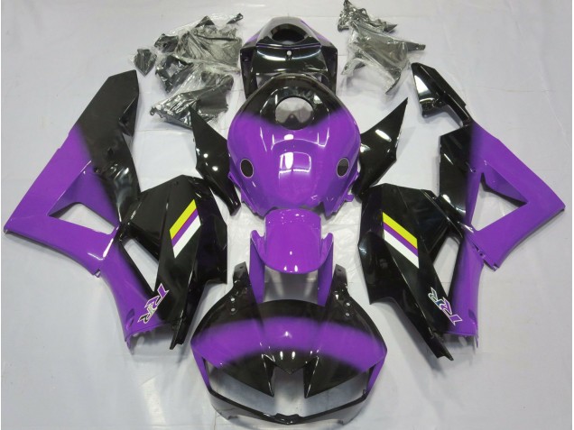 Gloss Purple and Black Fade 13-23 CBR600RR Motorcycle Fairing
