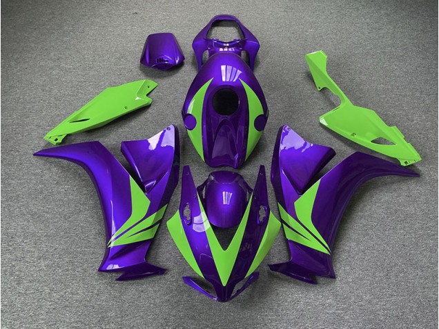 Gloss Purple and Green 12-16 CBR1000RR Motorcycle Fairing