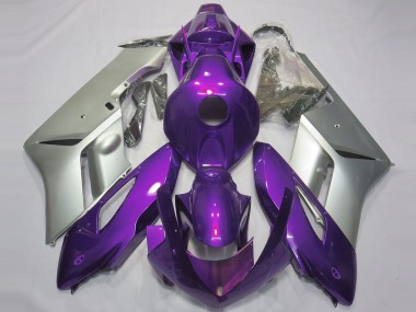 Gloss Purple and Silver 04-05 CBR1000RR Motorcycle Fairing