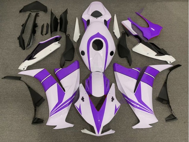 Gloss Purple and White 12-16 CBR1000RR Motorcycle Fairing
