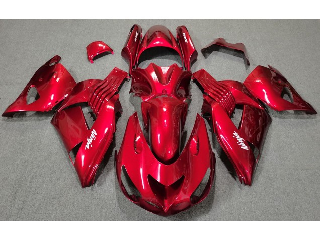 Gloss Red 06-11 ZX14R Motorcycle Fairing Gloss Red 06-11 ZX14R Motorcycle Fairing