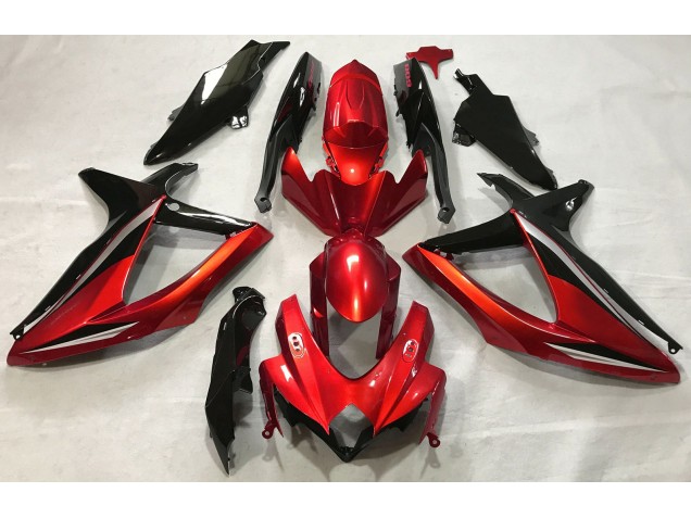 Gloss Red 08-10 GSXR 600-750 Motorcycle Fairing Gloss Red 08-10 GSXR 600-750 Motorcycle Fairing