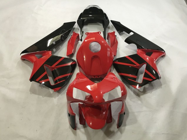 Gloss Red / Black 03-04 CBR600RR Motorcycle Fairing Gloss Red / Black 03-04 CBR600RR Motorcycle Fairing