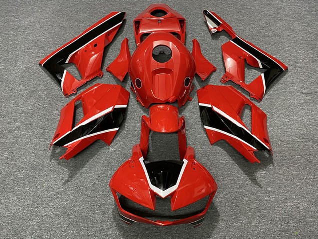 Gloss Red Black and White 13-23 CBR600RR Motorcycle Fairing Gloss Red Black and White 13-23 CBR600RR Motorcycle Fairing