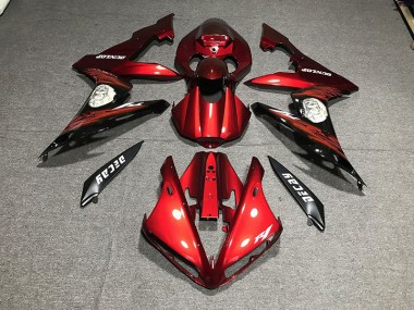 Gloss Red & Logos 04-06 R1 Motorcycle Fairing