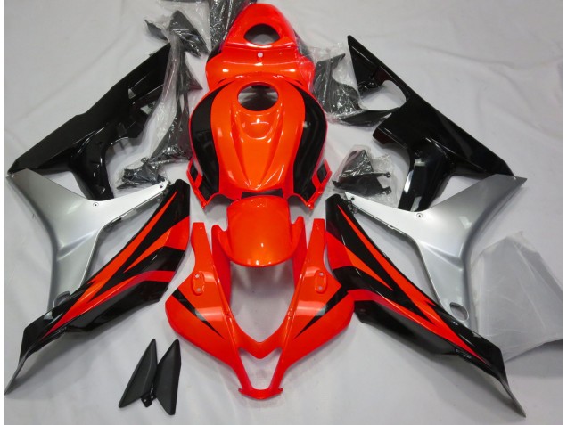 Gloss Red Silver and Black 07-08 CBR600RR Motorcycle Fairing Gloss Red Silver and Black 07-08 CBR600RR Motorcycle Fairing
