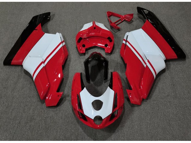 Gloss Red & White 03-04 Ducati 749 999 Motorcycle Fairing Gloss Red & White 03-04 Ducati 749 999 Motorcycle Fairing