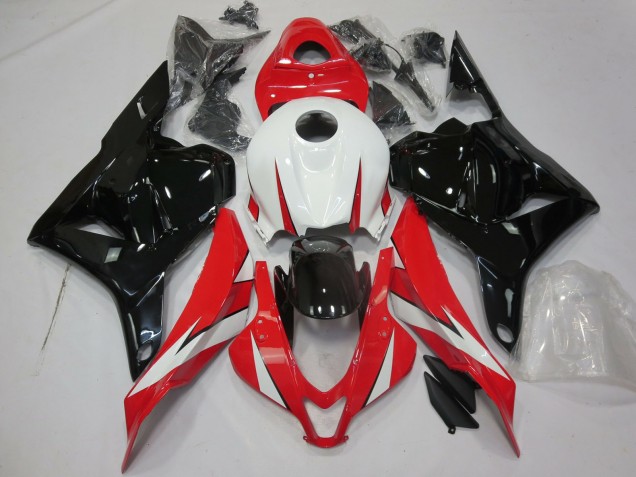 Gloss Red White and Black 09-12 CBR600RR Motorcycle Fairing Gloss Red White and Black 09-12 CBR600RR Motorcycle Fairing