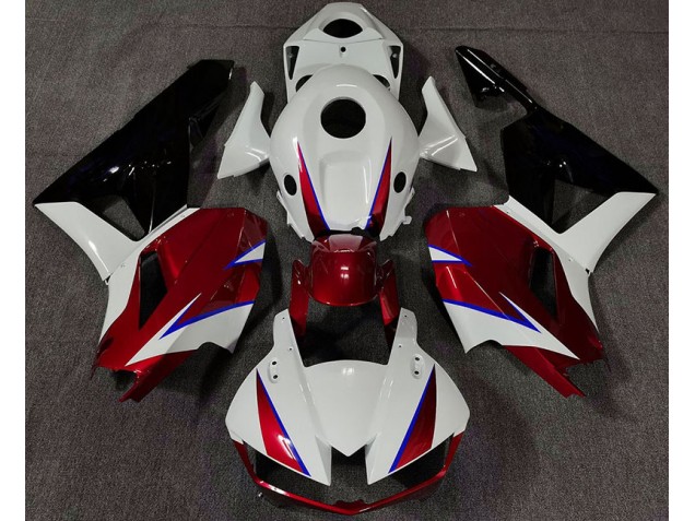 Gloss Red White and Blue 13-23 CBR600RR Motorcycle Fairing Gloss Red White and Blue 13-23 CBR600RR Motorcycle Fairing