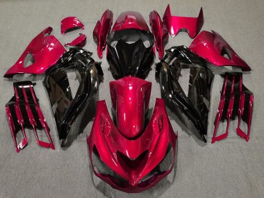 Gloss Red and Black 12-21 ZX14R Motorcycle Fairing