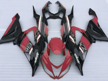 Gloss Red and Black 13-18 ZX6R Motorcycle Fairing