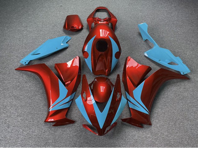 Gloss Red and Light Blue 12-16 CBR1000RR Motorcycle Fairing