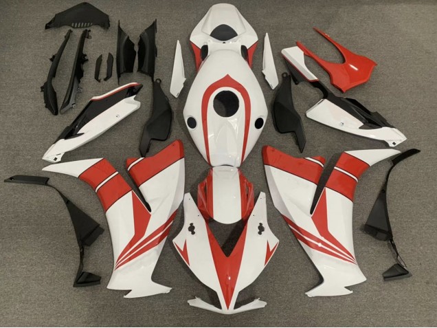 Gloss Red and White 12-16 CBR1000RR Motorcycle Fairing