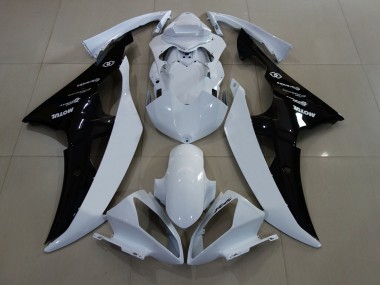 Gloss White / Black 08-16 R6 Motorcycle Fairing