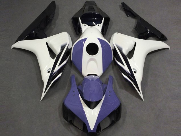 Gloss White Blue and Black 06-07 CBR1000RR Motorcycle Fairing Gloss White Blue and Black 06-07 CBR1000RR Motorcycle Fairing