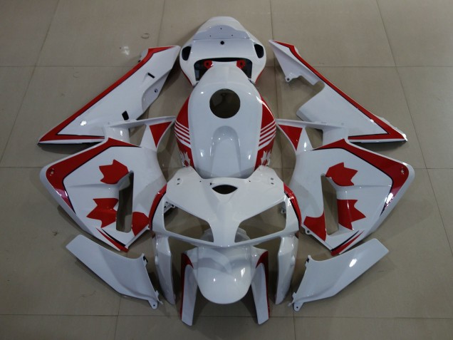 Gloss White Canada 05-06 CBR600RR Motorcycle Fairing Gloss White Canada 05-06 CBR600RR Motorcycle Fairing