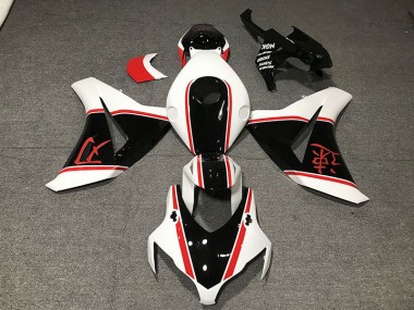 Gloss White Red and Black 08-11 CBR1000RR Motorcycle Fairing