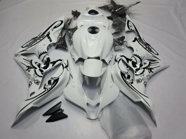 Gloss White Special Design 07-08 CBR600RR Motorcycle Fairing