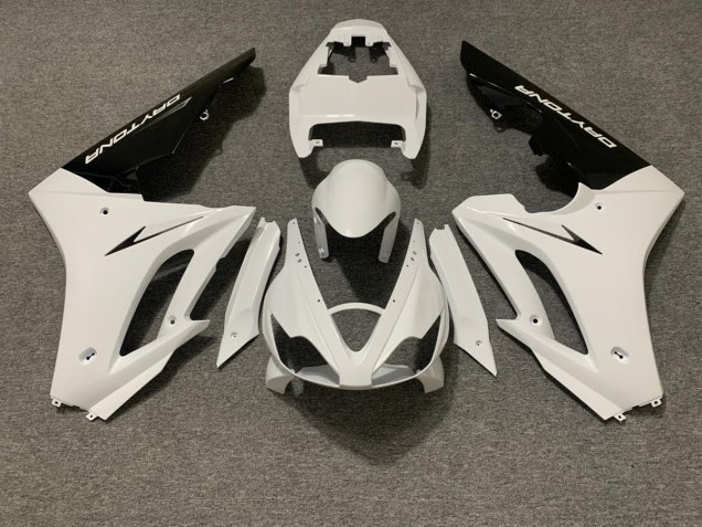 Gloss White and Black 06-08 Daytona 675 Motorcycle Fairing Gloss White and Black 06-08 Daytona 675 Motorcycle Fairing
