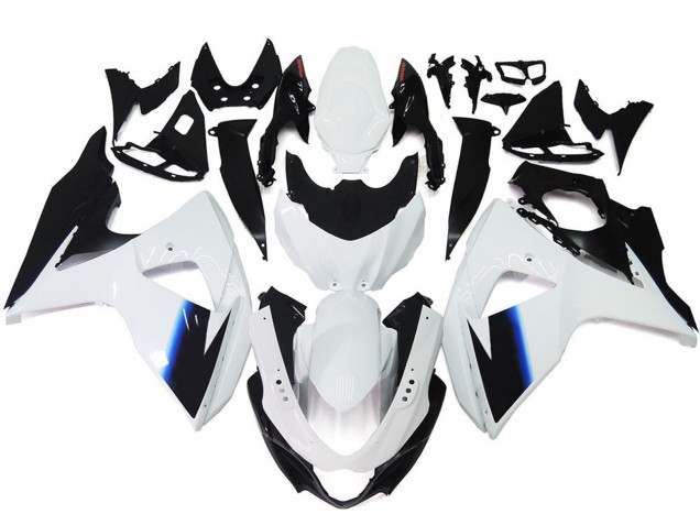 Gloss White and Black09-16 GSXR 1000 Motorcycle Fairing