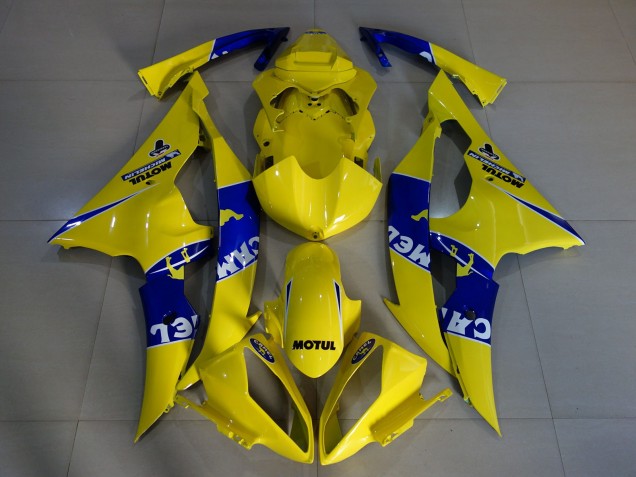Gloss Yellow Camel 08-16 R6 Motorcycle Fairing Gloss Yellow Camel 08-16 R6 Motorcycle Fairing