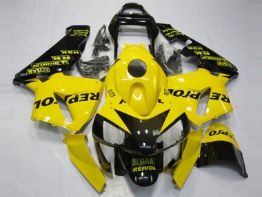 Gloss Yellow Repsol 03-04 CBR600RR Motorcycle Fairing