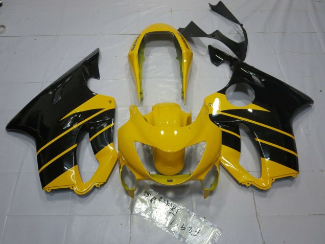 Gloss Yellow and Black 99-00 CBR600 F4 Motorcycle Fairing Gloss Yellow and Black 99-00 CBR600 F4 Motorcycle Fairing
