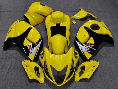Gloss Yellow with Black Style 08-20 GSXR 1300 Hayabusa Motorcycle Fairing