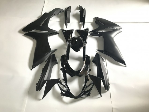 Gloss and Matte Black 11-24 GSXR 600-750 Motorcycle Fairing Gloss and Matte Black 11-24 GSXR 600-750 Motorcycle Fairing