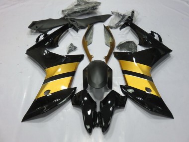 Gold Black CBR Design 11-12 CBR600F Motorcycle Fairing