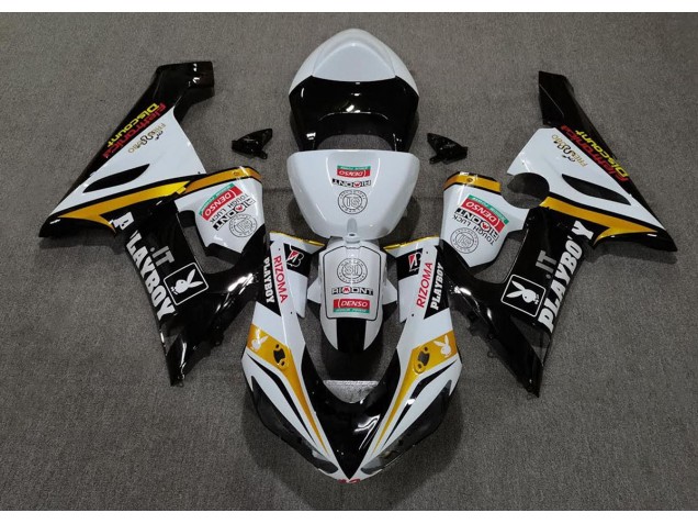 Gold Playboy 05-06 ZX6R Motorcycle Fairing Gold Playboy 05-06 ZX6R Motorcycle Fairing