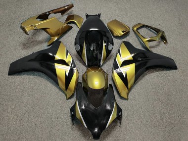 Gold and Black 08-11 CBR1000RR Motorcycle Fairing