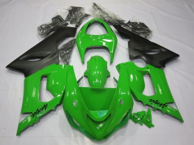 Green Black 05-06 ZX6R Motorcycle Fairing
