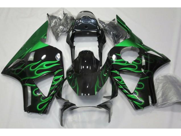 Green Flame 02-03 CBR954RR Motorcycle Fairing Green Flame 02-03 CBR954RR Motorcycle Fairing