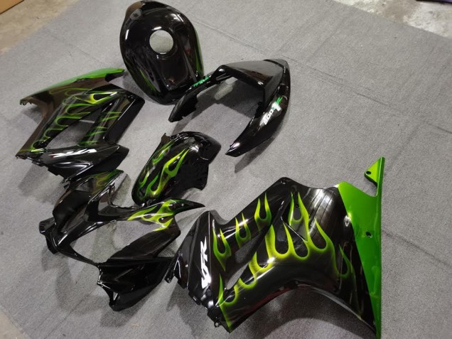 Green Flame 02-12 VFR800 Motorcycle Fairing