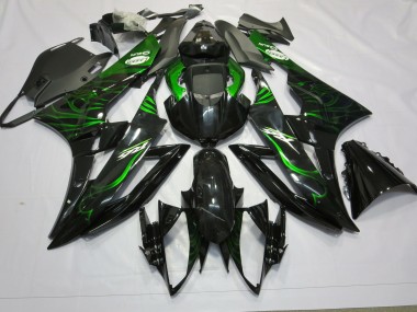 Green Flame 06-07 R6 Motorcycle Fairing