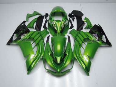 Green Flame 12-21 ZX14R Motorcycle Fairing