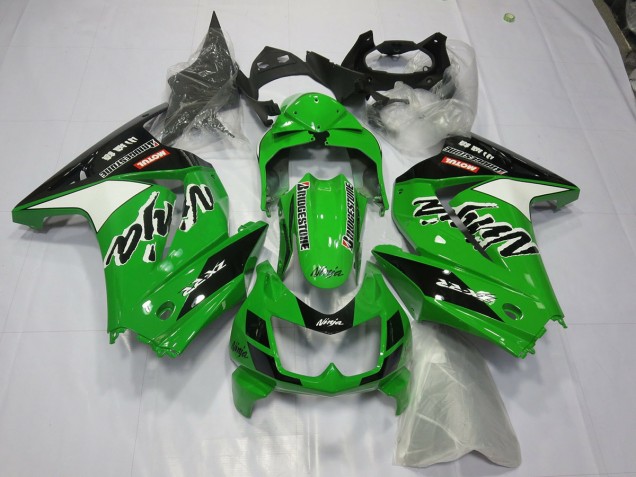 Green Ninja 08-12 Ninja 250 Motorcycle Fairing Green Ninja 08-12 Ninja 250 Motorcycle Fairing