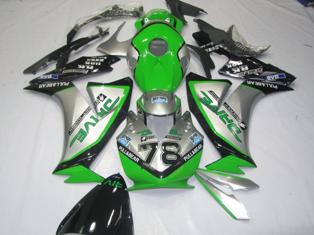 Green Silver 12-16 CBR1000RR Motorcycle Fairing