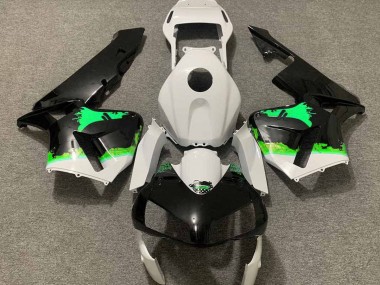 Green Splatter 03-04 CBR600RR Motorcycle Fairing