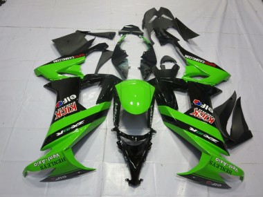 Green and Black 08-10 ZX10R Motorcycle Fairing