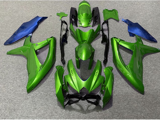 Green and Blue 08-10 GSXR 600-750 Motorcycle Fairing Green and Blue 08-10 GSXR 600-750 Motorcycle Fairing