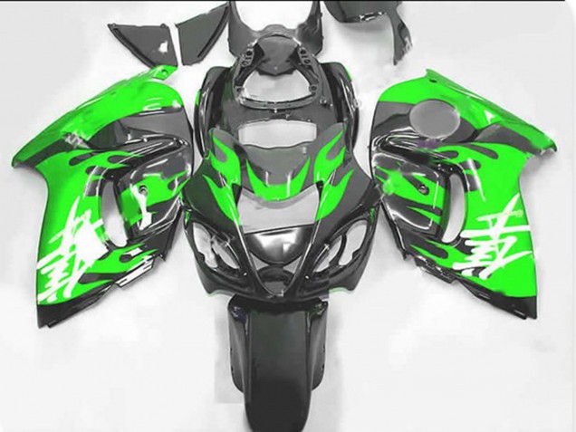 Green and Grey 08-20 GSXR 1300 Hayabusa Motorcycle Fairing Green and Grey 08-20 GSXR 1300 Hayabusa Motorcycle Fairing