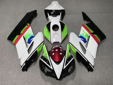 Green and Red Flag 04-05 CBR1000RR Motorcycle Fairing